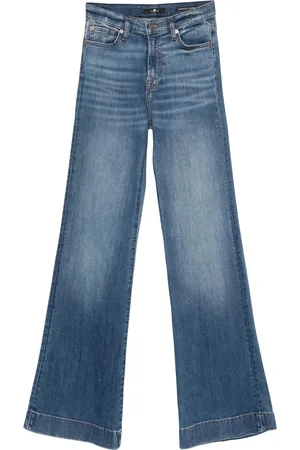 7 for all Mankind Dames, Jeans, Blauw, Maat: W27 Denim