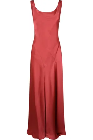 Alberta Ferretti Dames, Jurken, Rood, Maat: M Zijde