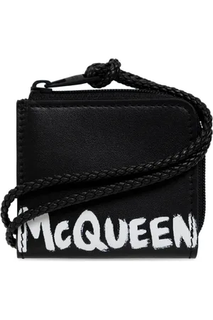 Alexander McQueen Heren, Accessoires, Zwart, Maat: ONE Size Leer
