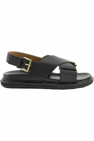 Marni Dames, Schoenen, Zwart, Maat: 37 EU Leer