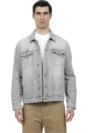 Dondup Heren, Jassen, Grijs, Maat: L Denim
