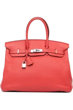 Hermès Dames, Pre-owned, Rood, Maat: ONE Size Leer