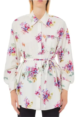 Liu Jo Dames, Blouses & Shirts, Wit, Maat: XS Katoen