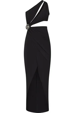 AMEN Dames, Jurken, Zwart, Maat: XS Jersey