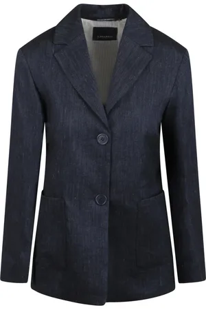 Max Mara Dames, Jassen, Blauw, Maat: S Denim