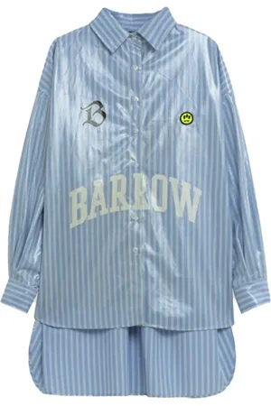 BARROW Dames, Blouses & Shirts, Blauw, Maat: S Katoen