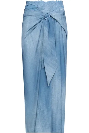 ERMANNO SCERVINO Dames, Rokken, Blauw, Maat: XS Denim
