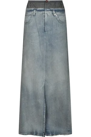 Maison Margiela Dames, Rokken, Blauw, Maat: S