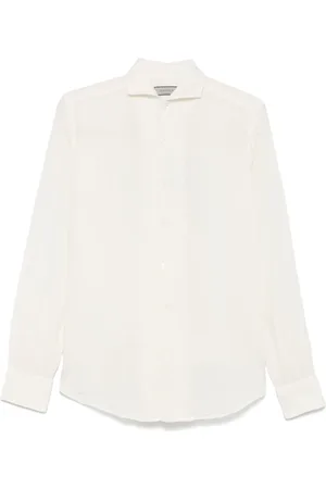 CANALI Heren, Overhemden, , Maat: XL Linnen