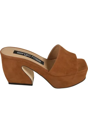 Sergio Rossi Dames, Schoenen, Bruin, Maat: 36 EU