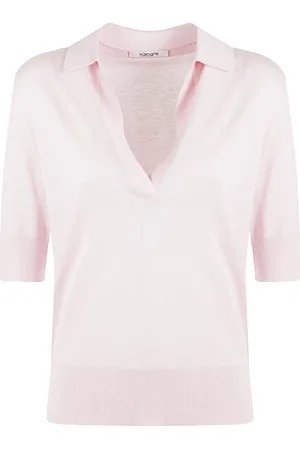 KANGRA CASHMERE Dames, Truien, Roze, Maat: S Zijde