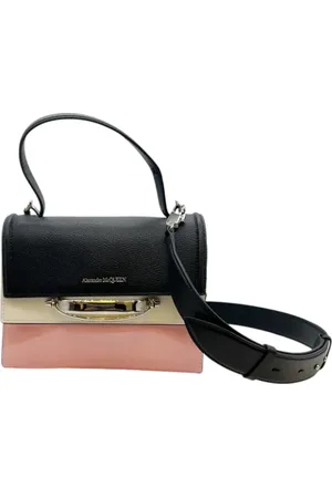 Alexander McQueen Dames, Pre-owned, Zwart, Maat: ONE Size Leer