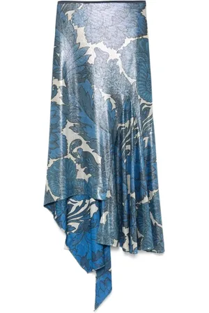 Etro Dames, Rokken, Blauw, Maat: M