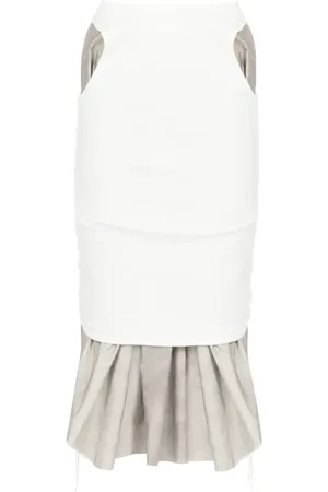 Maison Margiela Dames, Rokken, Wit, Maat: M