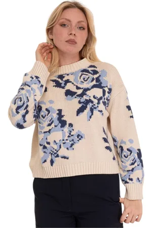 Max Mara Dames, Truien, Veelkleurig, Maat: XL Katoen