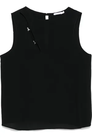 Patrizia Pepe Dames, Tops, Zwart, Maat: XS