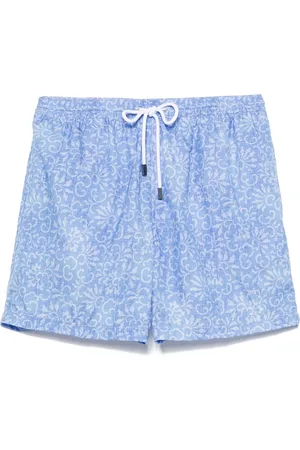 BARBA Heren, Badkleding, Blauw, Maat: M Poliester