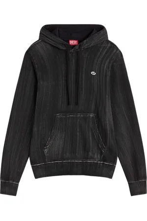 Diesel Heren, Sweatshirts & Hoodies, Zwart, Maat: L Katoen