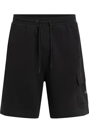 Calvin Klein Heren, Korte broeken, Zwart, Maat: XL Katoen