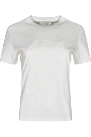 Lanvin Dames, Tops, Wit, Maat: L