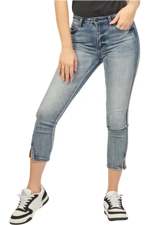 Armani Exchange Dames, Jeans, Blauw, Maat: W26 Katoen