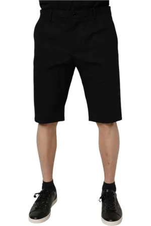 Dolce & Gabbana Heren, Korte broeken, Zwart, Maat: XL Katoen