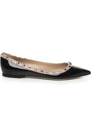 VALENTINO GARAVANI Dames, Schoenen, Zwart, Maat: 37 1/2 EU Leer