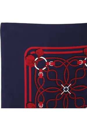 Hermès Dames, Pre-owned, Blauw, Maat: ONE Size Zijde