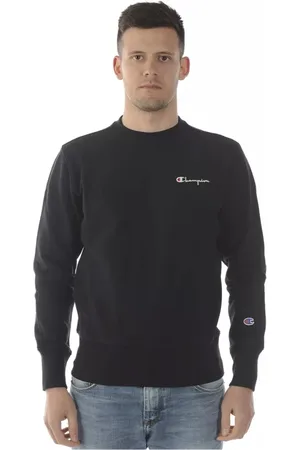 Champion Heren, Sweatshirts & Hoodies, Zwart, Maat: XL Katoen