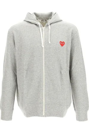 Comme des Garçons Heren, Sweatshirts & Hoodies, Grijs, Maat: M