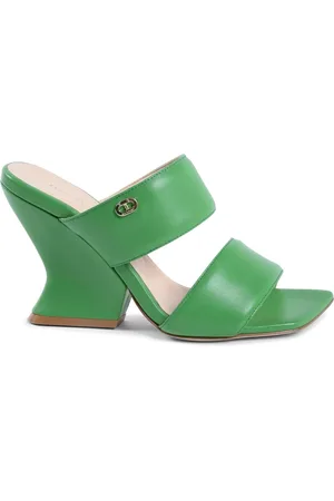 DEE OCLEPPO Dames, Schoenen, Groen, Maat: 37 1/2 EU Leer