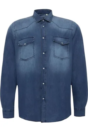 Liu Jo Heren, Overhemden, Blauw, Maat: M