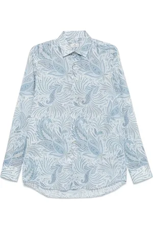 Etro Heren, Overhemden, Blauw, Maat: 2XL