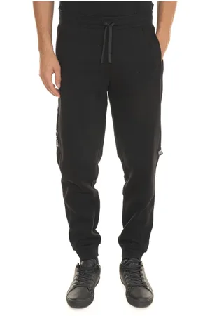 EA7 Heren, Broeken, Zwart, Maat: 2XL Fleece