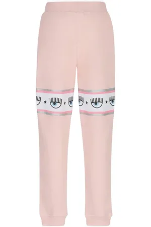 Chiara Ferragni Dames, Broeken, Roze, Maat: XS Katoen