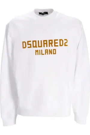 Dsquared2 Heren, Sweatshirts & Hoodies, Wit, Maat: XL
