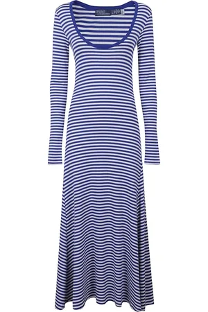 Ralph Lauren Dames, Jurken, Blauw, Maat: M