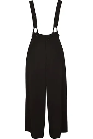 YOHJI YAMAMOTO Dames, Jumpsuits & Playsuits, Zwart, Maat: S Poliester