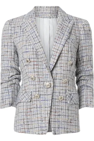 VERONICA BEARD Dames, Jassen, Blauw, Maat: L Tweed