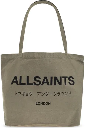 AllSaints Heren, Tassen, Groen, Maat: ONE Size Katoen