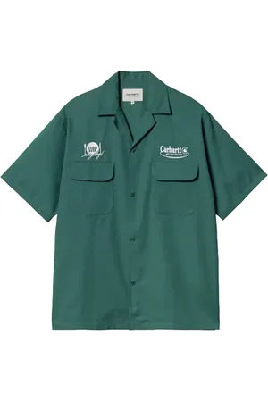 Carhartt Heren, Overhemden, Groen, Maat: XL Katoen