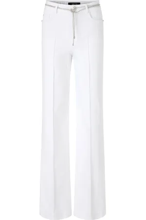 Marc Cain Dames, Jeans, Wit, Maat: XL