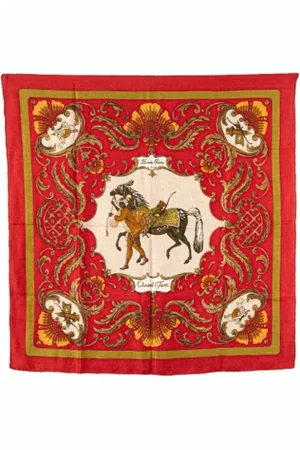 Hermès Dames, Pre-owned, Rood, Maat: ONE Size Zijde