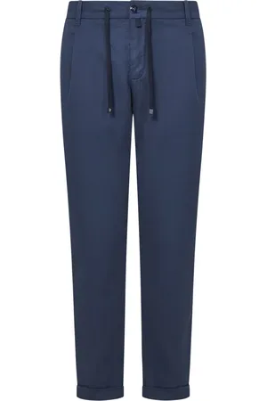 Hand Picked Heren, Broeken, Blauw, Maat: W32