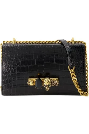 Alexander McQueen Dames, Tassen, Zwart, Maat: ONE Size Leer