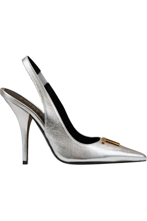 Tom Ford Dames, Schoenen, Grijs, Maat: 38 EU Leer