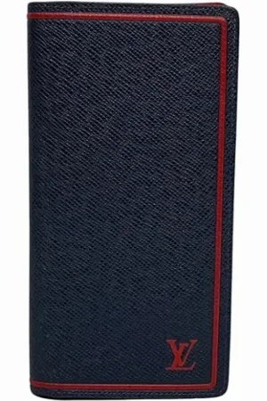 LOUIS VUITTON Unisex, Pre-owned, Blauw, Maat: ONE Size Leer