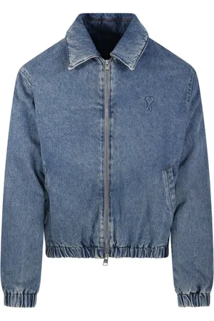 Ami Heren, Jassen, Blauw, Maat: 2XL Denim
