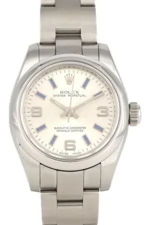 Rolex Dames, Pre-owned, Grijs, Maat: ONE Size