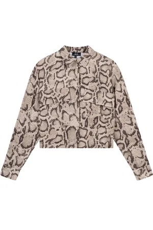 Alix the label Dames, Blouses & Shirts, Bruin, Maat: L